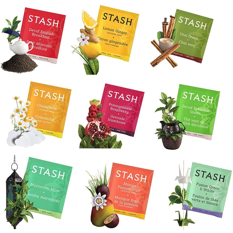 Stash Tea Bags Sampler Assortment Box (52 Count) 30 Different Flavors Gifts for Her Him Women Men Mom Dad Friends Coworkers Family - Image 3